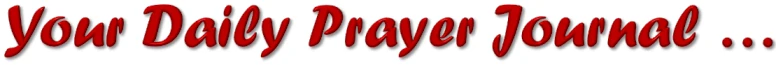 Daily Christian prayer journal for spiritual growth and Scripture meditation